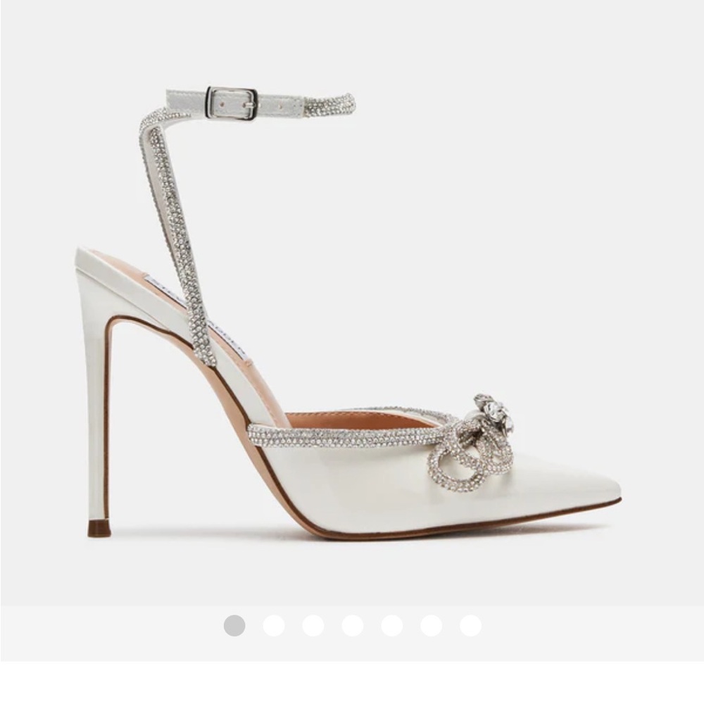 Steve Madden white heels